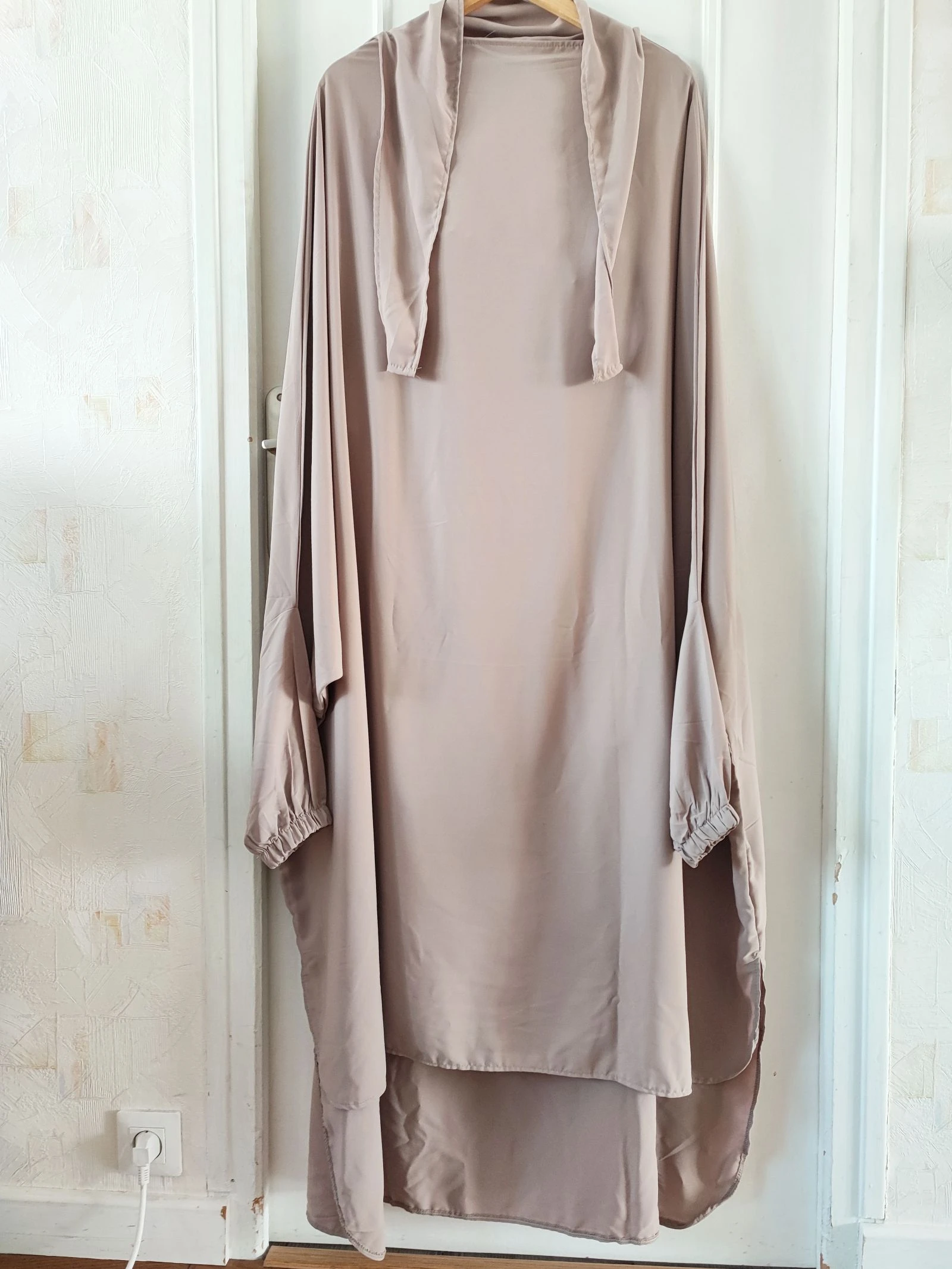 Vestido de oração, hijab de 2 peças, abaya muçulmana – photo 2